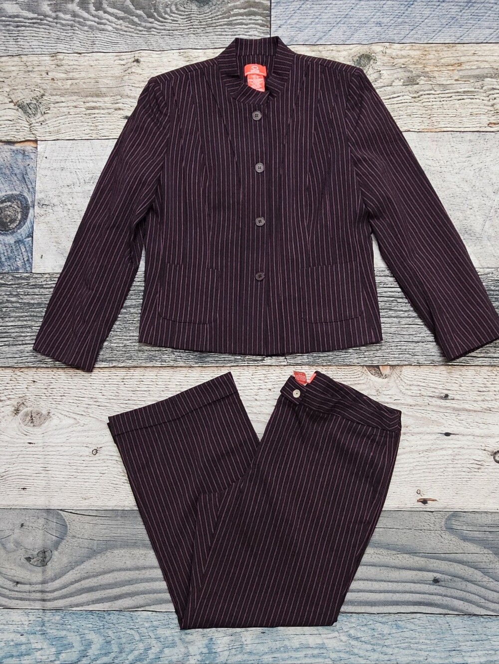 Vintage Oscar De La Renta 2 Piece Pant Set Women’s  Blazer 14 & Pants 16
